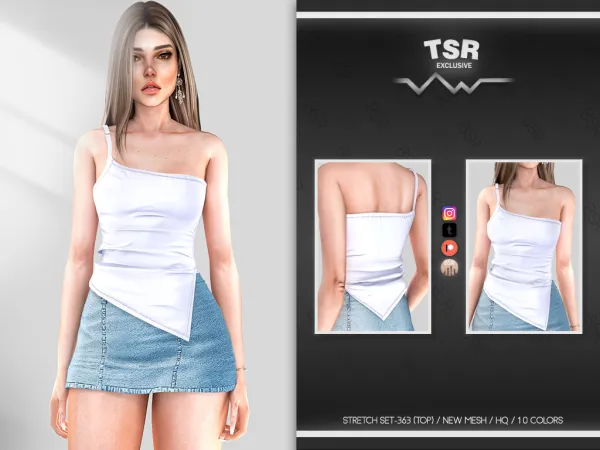 Alpha STRETCH SET 363 BD1005 BD1006 - The Sims 4 Custom Content