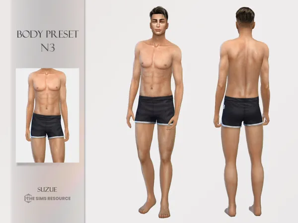 Alpha Body Preset N3 - The Sims 4 Custom Content
