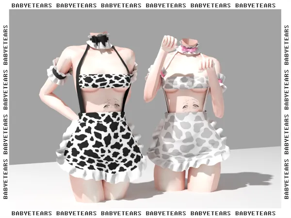 Alpha Sweet maid Set Babyetears - The Sims 4 Custom Content