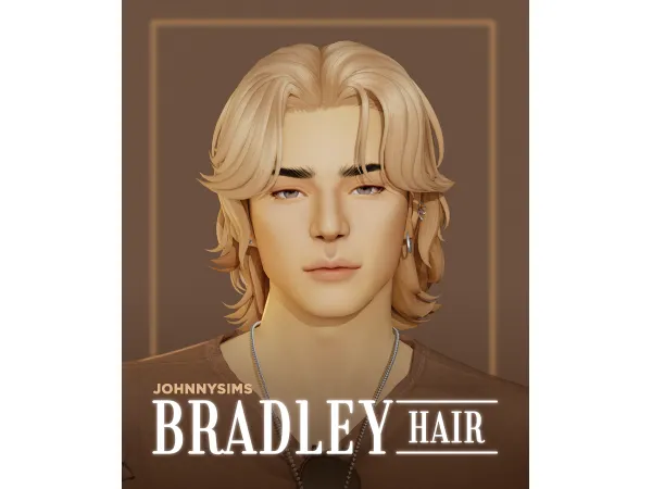 Maxis Match Bradley Hair by JohnnySims - The Sims 4 Custom Content