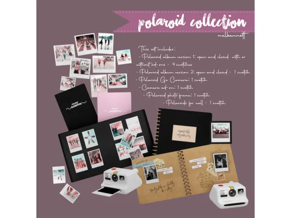 Mix Polaroid Collection - The Sims 4 Custom Content