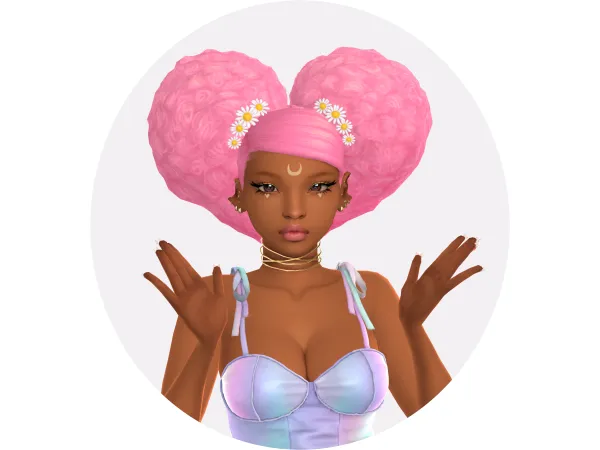 Maxis Match Shinzou Hair by Saruin - The Sims 4 Custom Content