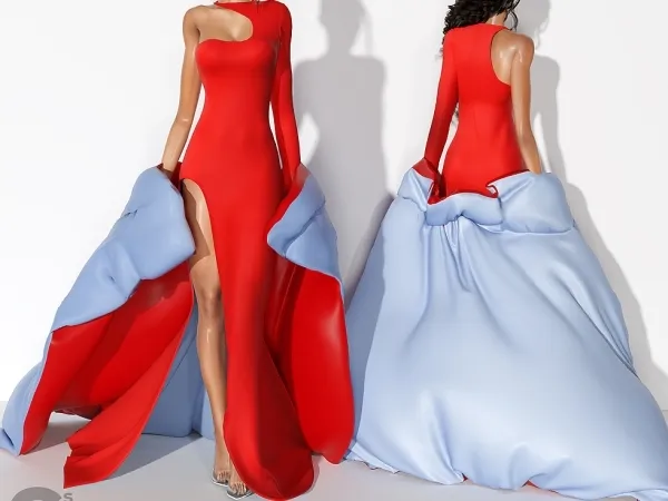 Alpha Kylie Jenner's Coat from Met Gala 2023 (ACCESORY CATEGORY) by cool_content_star - The Sims 4 custom content