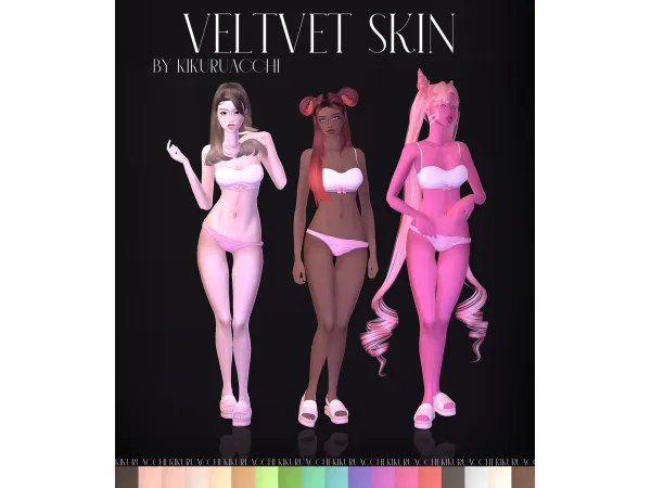 Mix Veltvet Skin - The Sims 4 Custom Content
