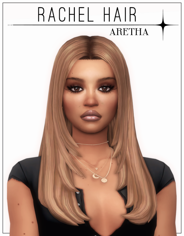 Maxis Match rachel hair by simsfinds - The Sims 4 Custom Content