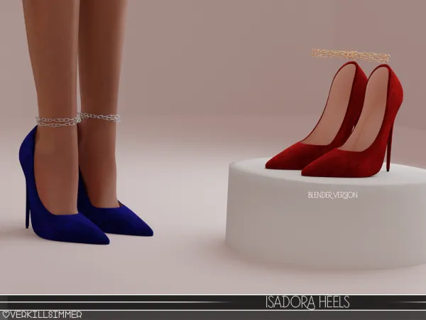 Alpha Isadora heels - The Sims 4 Custom Content