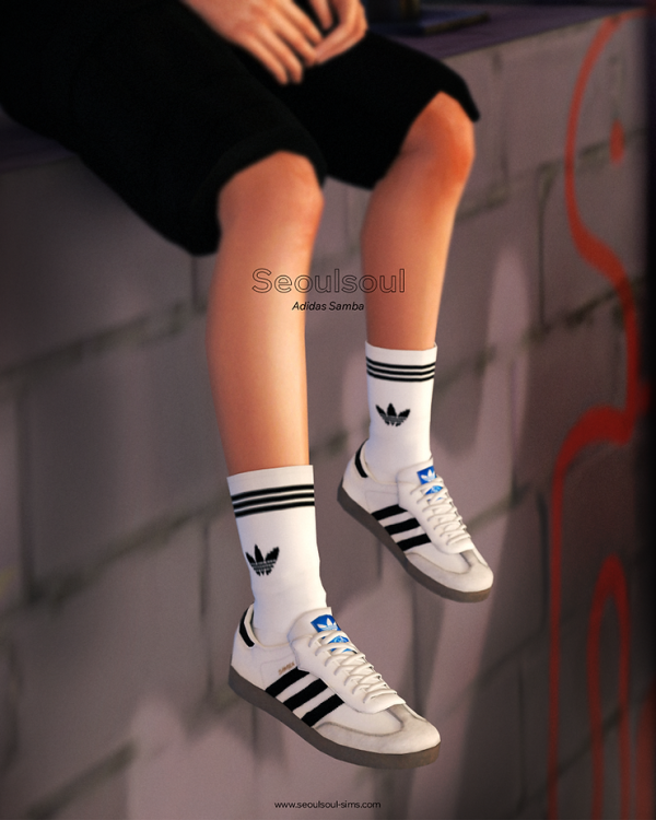 Alpha ADIDAS SAMBA by simsfinds - The Sims 4 Custom Content