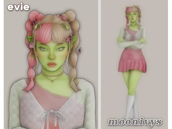 Maxis Match evie sim download by moonivys - The Sims 4 Custom Content