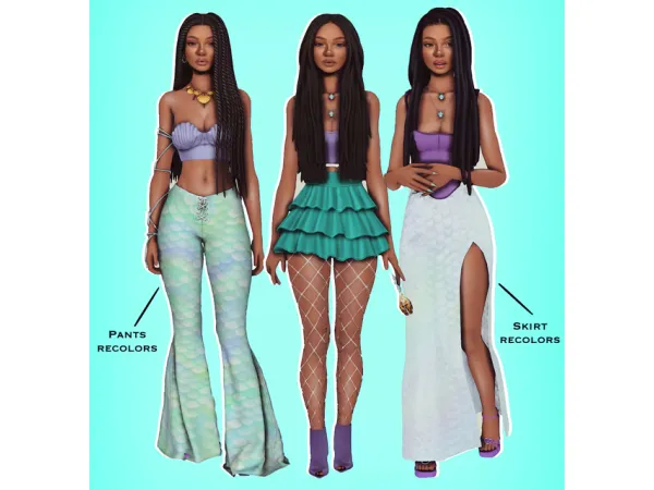 Halle sim overview + CC list /cc folder by Ladybugtrait