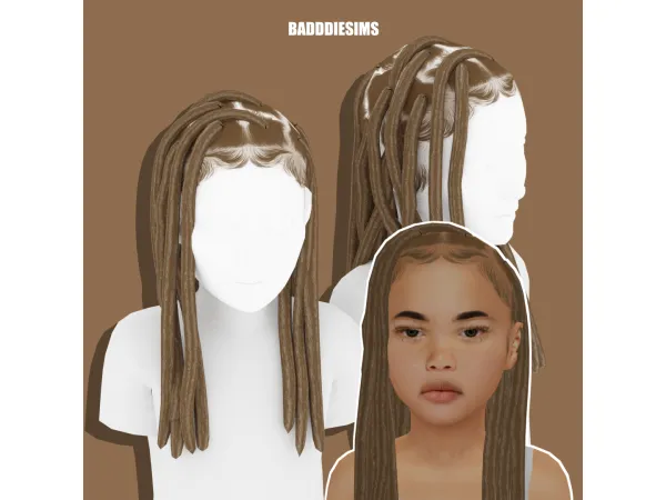 Maxis Match JARED HAIR CHILD VERSION by BADDDIESIMS - The Sims 4 Custom Content