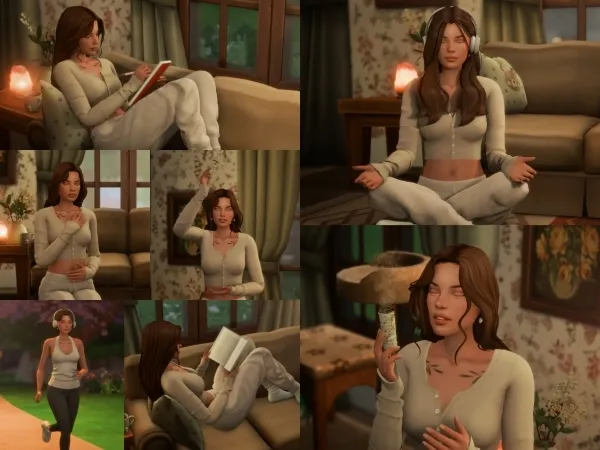 Maxis Match In my healing era Pose Pack - The Sims 4 Custom Content