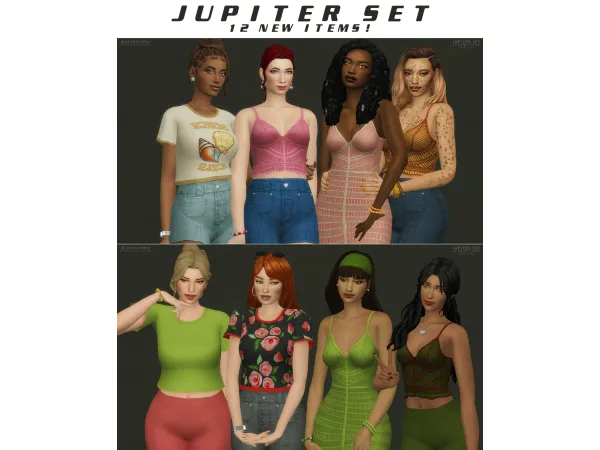 Maxis Match JUPITER SET PART 2 - The Sims 4 Custom Content