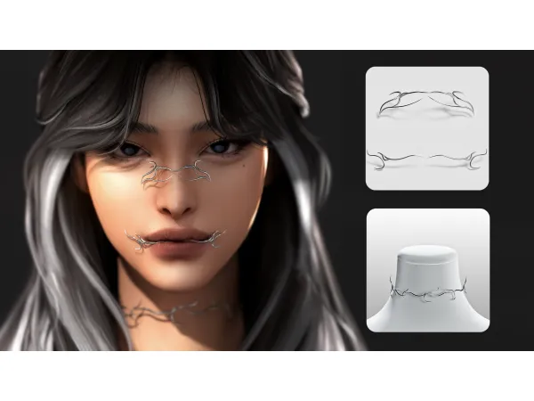 Alpha Matrix Curve Set by Chih - The Sims 4 Custom Content