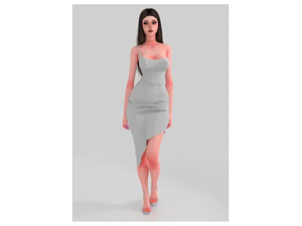 Alpha BABY BOURGEOISIE DRESS - The Sims 4 Custom Content