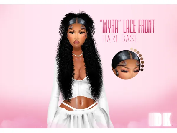 Alpha Myra Lace Front by simsfinds - The Sims 4 Custom Content