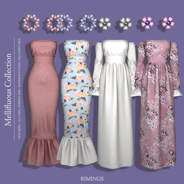 Alpha [RIMINGS] Mellifluous Collection by simsfinds - The Sims 4 Custom Content