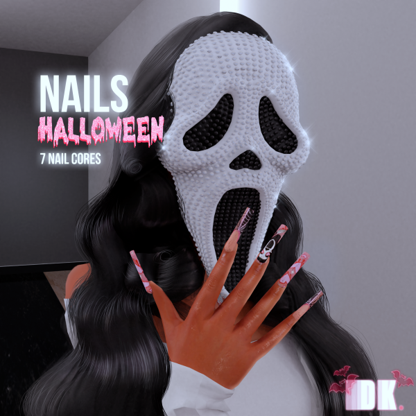 Alpha Nails Halloween by simsfinds - The Sims 4 Custom Content
