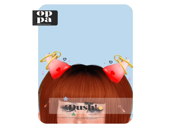 Maxis Match OPPASIMS STAR DUSH Horns Public 0813 by oppasims - The Sims 4 Custom Content