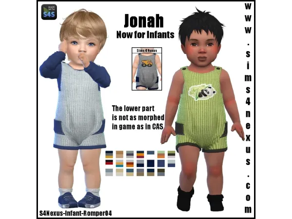 Alpha Jonah Now for Infants - The Sims 4 Custom Content