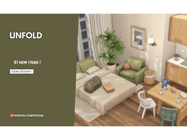 Maxis Match UNFOLD by Pierisim - The Sims 4 Custom Content