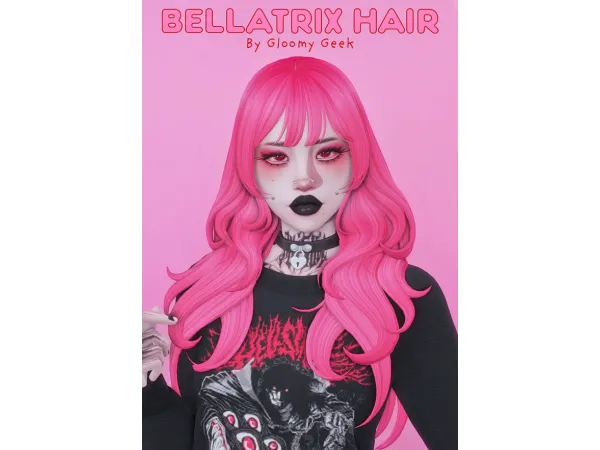Maxis Match Bellatrix Hair by gloomygeek - The Sims 4 Custom Content