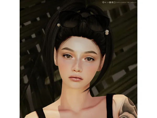 Alpha Female CAS preset set - The Sims 4 Custom Content