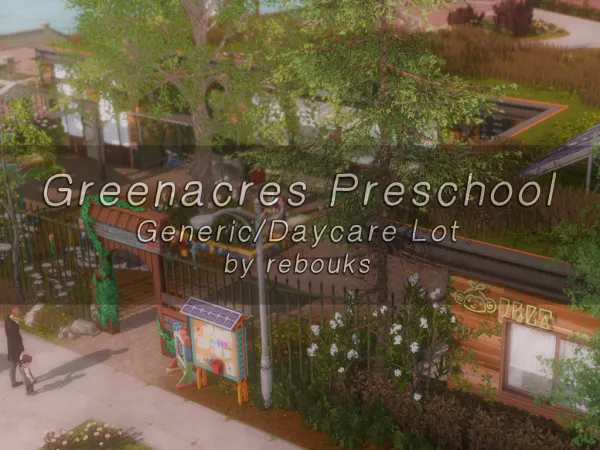 Maxis Match Greenacres Preschool - The Sims 4 Custom Content