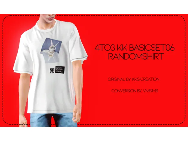 4to3 KK basicset06 Random Shirt by VMSims - The Sims 3 Custom Content