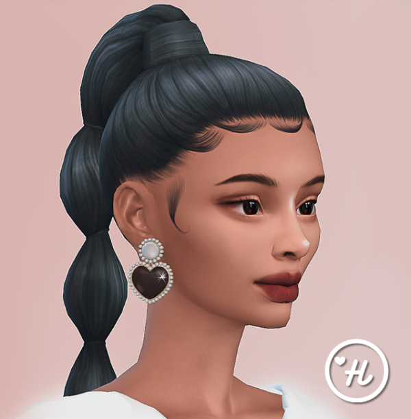 Mix LoveLuxe earrings by simsfinds - The Sims 4 Custom Content