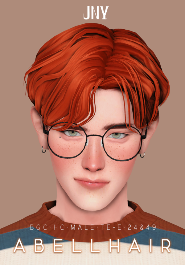 Maxis Match ABELL HAIR by simsfinds - The Sims 4 Custom Content