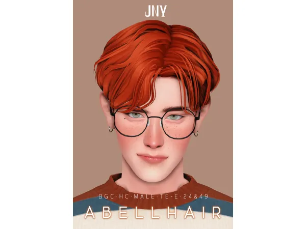 Maxis Match ABELL HAIR by JNY - The Sims 4 Custom Content