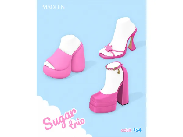 Maxis Match Sugar Trio by Madlen - The Sims 4 Custom Content
