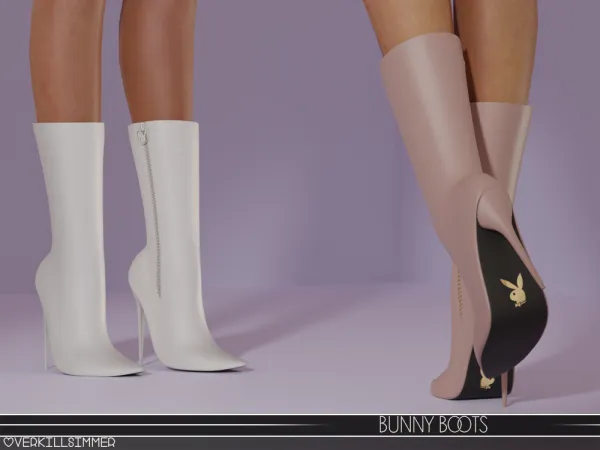 Alpha Bunny boots - The Sims 4 Custom Content