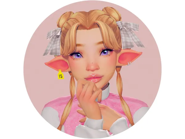 Maxis Match Cute Cow Ears by Saruin - The Sims 4 Custom Content