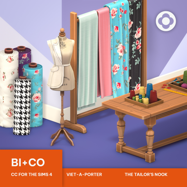 Maxis Match Viet A Porter The Tailors Nook Part 2 by simsfinds - The Sims 4 Custom Content