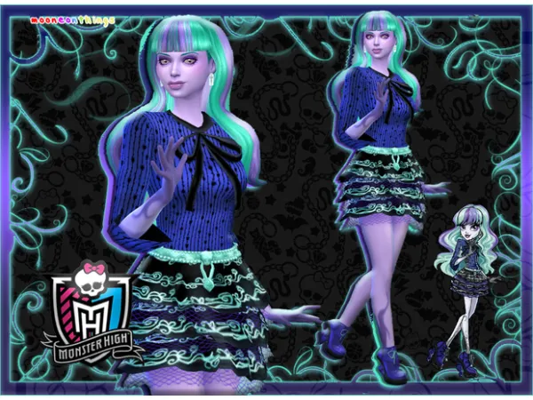 Maxis Match MH Twyla Revamp by mooneonature - The Sims 4 Custom Content