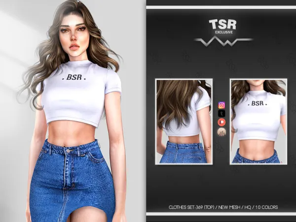 Alpha CLOTHES SET 369 BD1019 BD1020 - The Sims 4 Custom Content