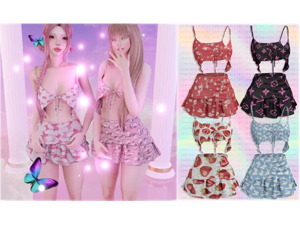 Alpha Charmed set by Unknown66irl - The Sims 4 Custom Content