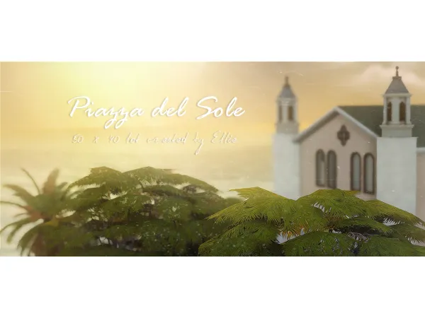 Maxis Match Piazza del Sole - The Sims 4 Custom Content