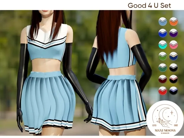 Alpha Good 4 U set - The Sims 4 Custom Content