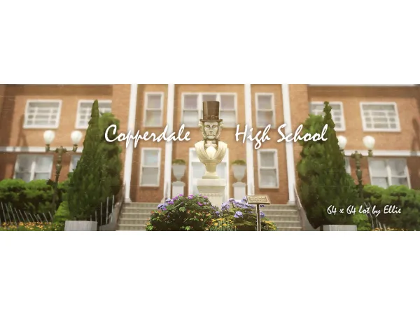 Maxis Match Copperdale High School - The Sims 4 Custom Content