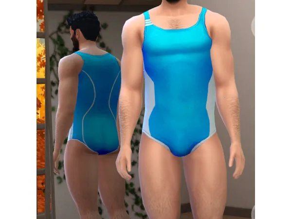 Maxis Match Swimsuit Recolor from SYNTH - The Sims 4 Custom Content