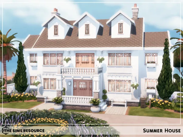 Maxis Match Summer House - The Sims 4 Custom Content