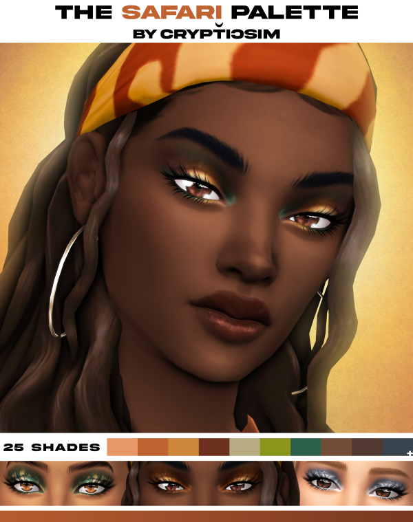 Maxis Match the safari palette by simsfinds - The Sims 4 Custom Content
