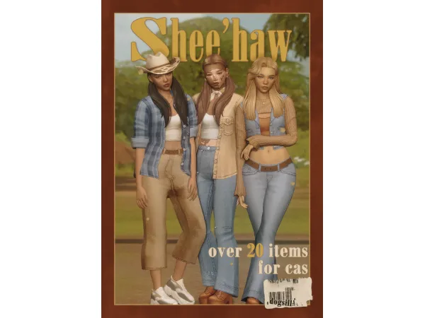 Maxis Match the shee'haw pack by dogsill - The Sims 4 Custom Content