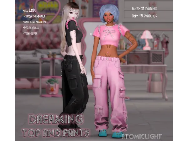 Alpha Dreaming ᚼ( ᵕ ᵕ )ᚼ by Atomiclight - The Sims 4 Custom Content
