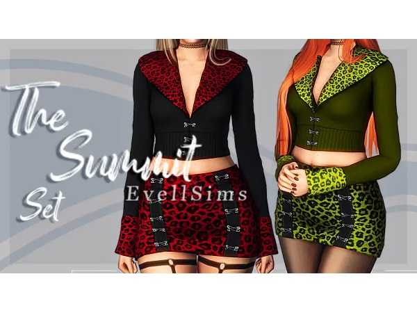 Alpha The Summit Set by EvellSims - The Sims 4 Custom Content