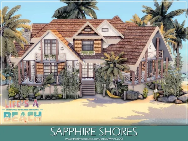 Maxis Match Lifes a Beach Sapphire Shores ( needed) - The Sims 4 Custom Content