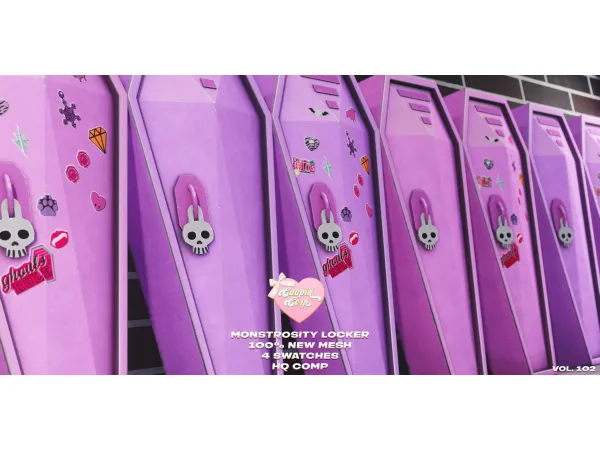 Maxis Match cuupid corp monstrosity locker - The Sims 4 Custom Content