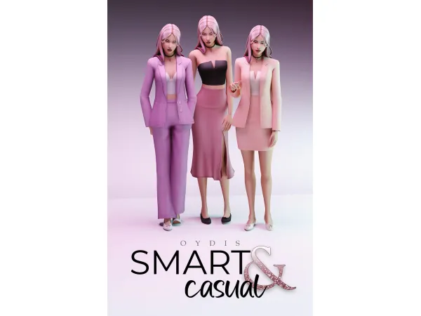 Maxis Match Smart Casual - The Sims 4 Custom Content